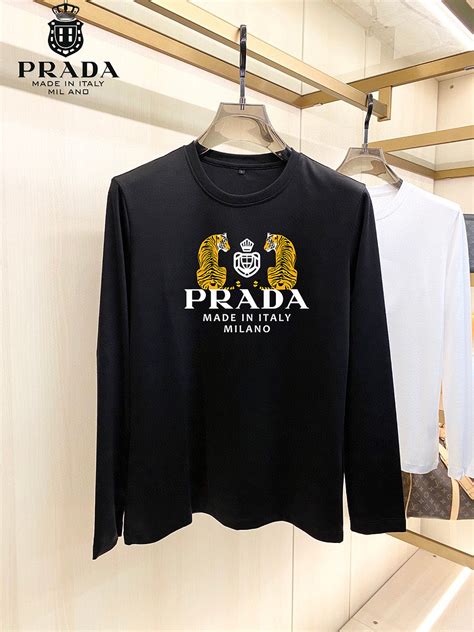 prada tshirts for men on ebay|prada long sleeve t shirt.